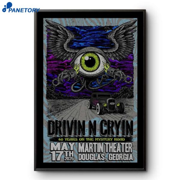 Drivin'n Cryin The Martin Centre Douglas Ga May 17 2025 Poster