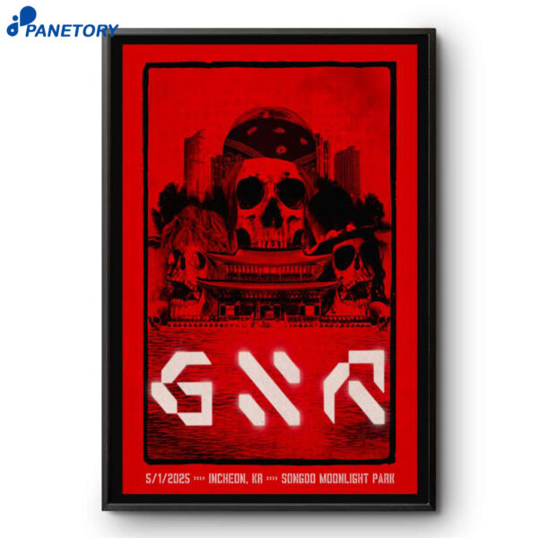 Gnr Incheon Kr Songdo Moonlight Park May 1 2025 Poster