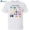 Glamzilla Wearing Iconic Bags Shirt