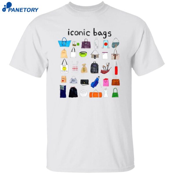Glamzilla Wearing Iconic Bags Shirt