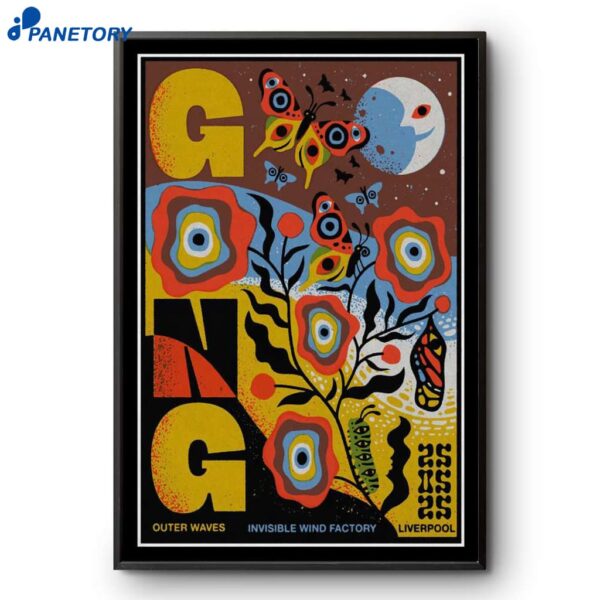 Gong Band Outer Waves Liverpool UK Tour May 25 2025 Poster
