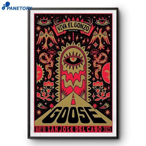 Goose San Jose Del Cabo Mexico May 10 2025 Tour Poster