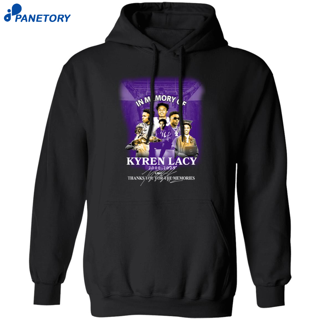 In Memory Of Kyren Lacy 2000-2025 Thank You For The Memories Shirt 7 In Memory Of Kyren Lacy 2000-2025 Thank You For The Memories Shirt 1