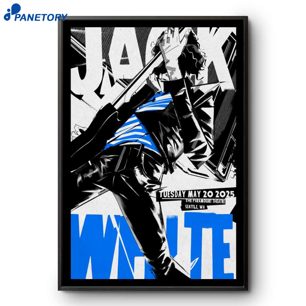 Jack White Seattle Wa Concert May 20 2025 Poster 2 Jack White Seattle Wa Concert May 20 2025 Poster