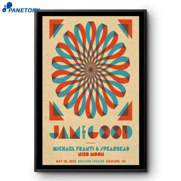 Jam For Good Boulder Theater Boulder Co May 28 2025 Poster