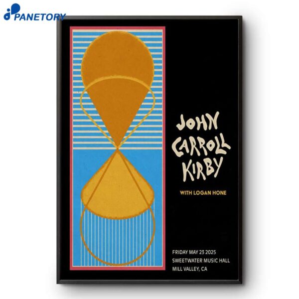 John Carroll Kirby Mill Valley CA May 23 2025 Poster