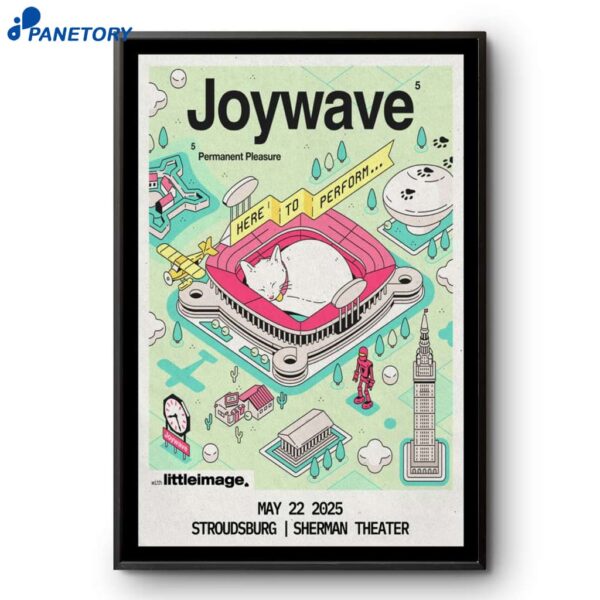 Joywave Tour Stroudsburg Pa May 22 2025 Poster
