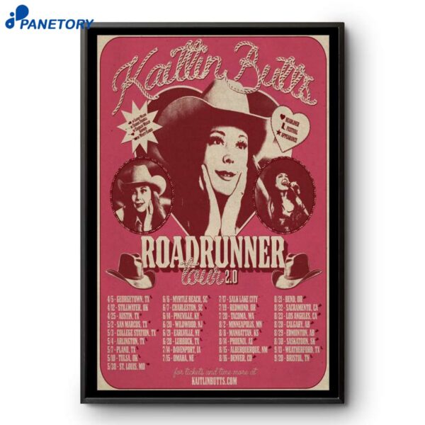Kaitlin Butts Roadrunner Tulsa OK May 10 2025 Poster