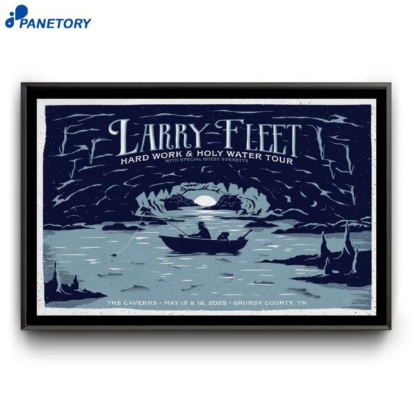 Larry Fleet The Caverns May 15-16 2025 Poster