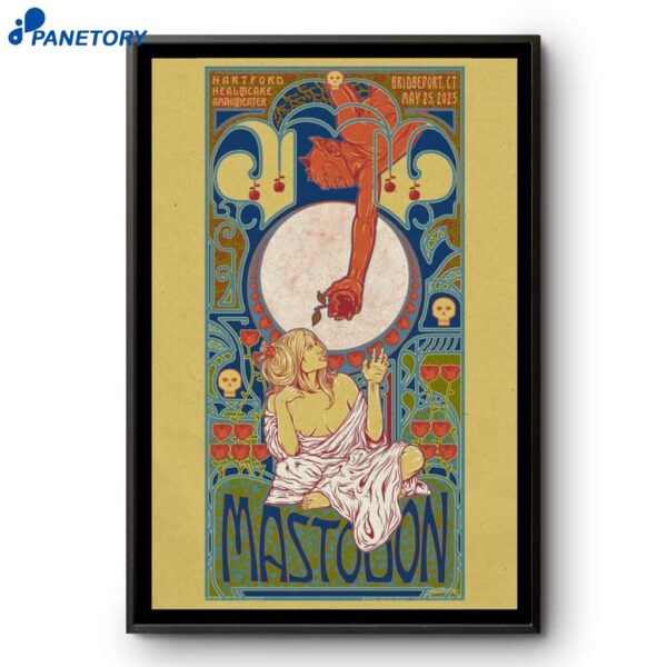 Mastodon Hartford Healthcare Amphitheater Bridgeport CT May 25 2025 Poster