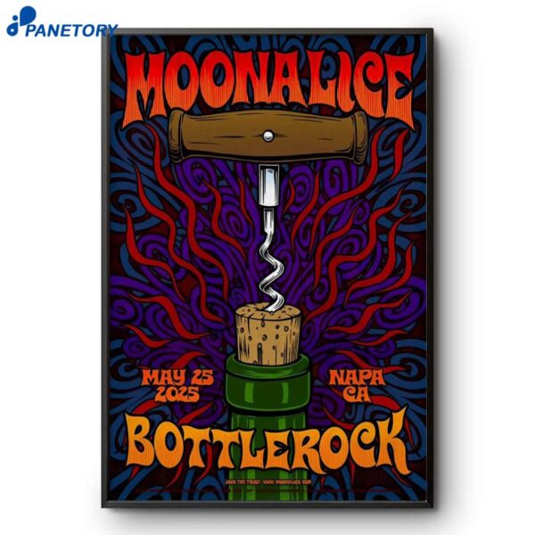 Moonalice Bottlerock Napa CA May 25 2025 Poster