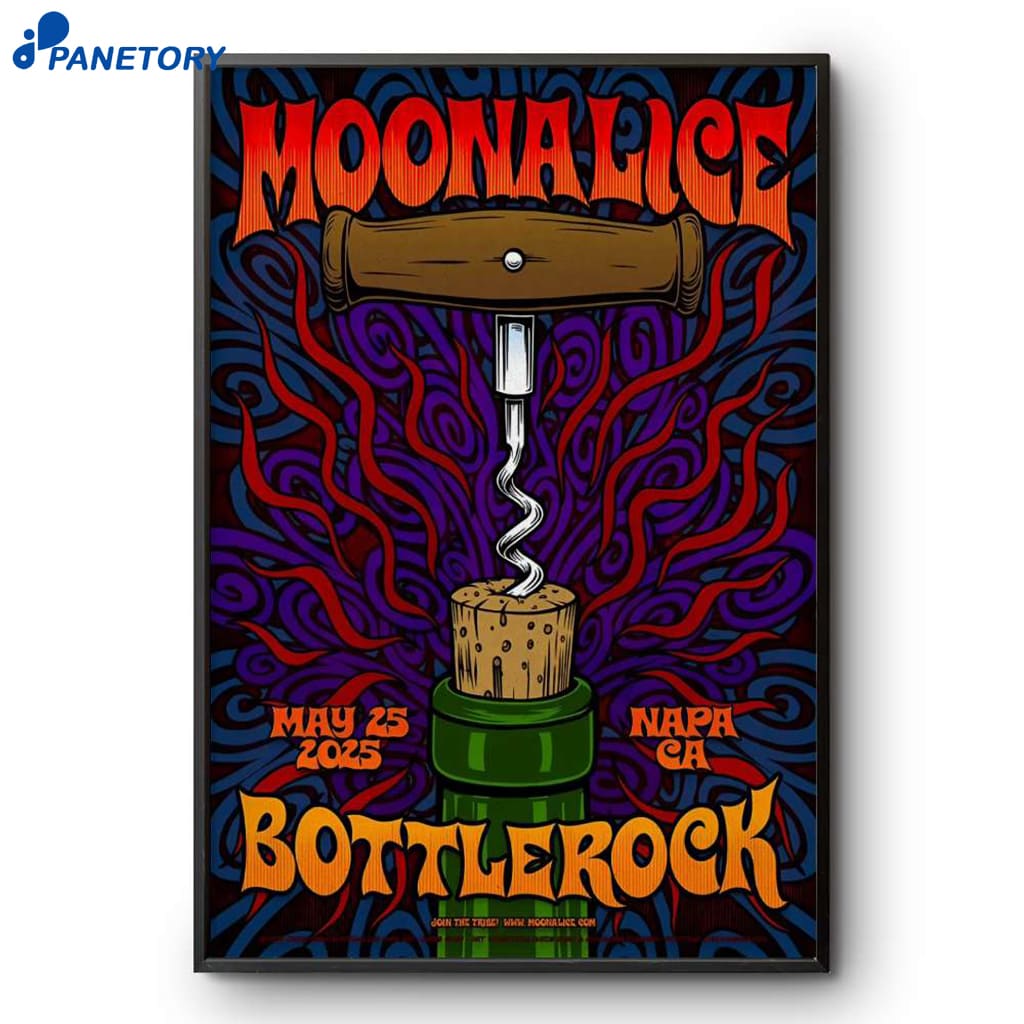 Moonalice Bottlerock Napa CA May 25 2025 Poster 2 Moonalice Bottlerock Napa Ca May 25 2025 Poster