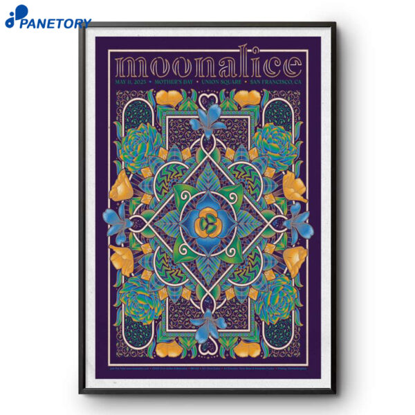 Moonalice San Francisco CA May 11 2025 Poster