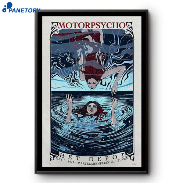 Motorpsycho Het Depot Leuven Belgium May 1 2025 Poster