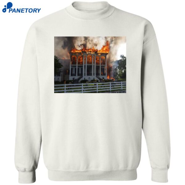 Nottoway Plantation Fire Shirt 2