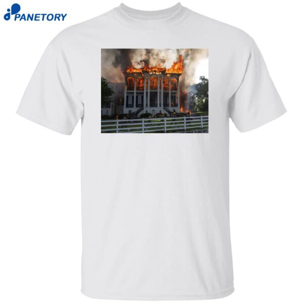 Nottoway Plantation Fire Shirt