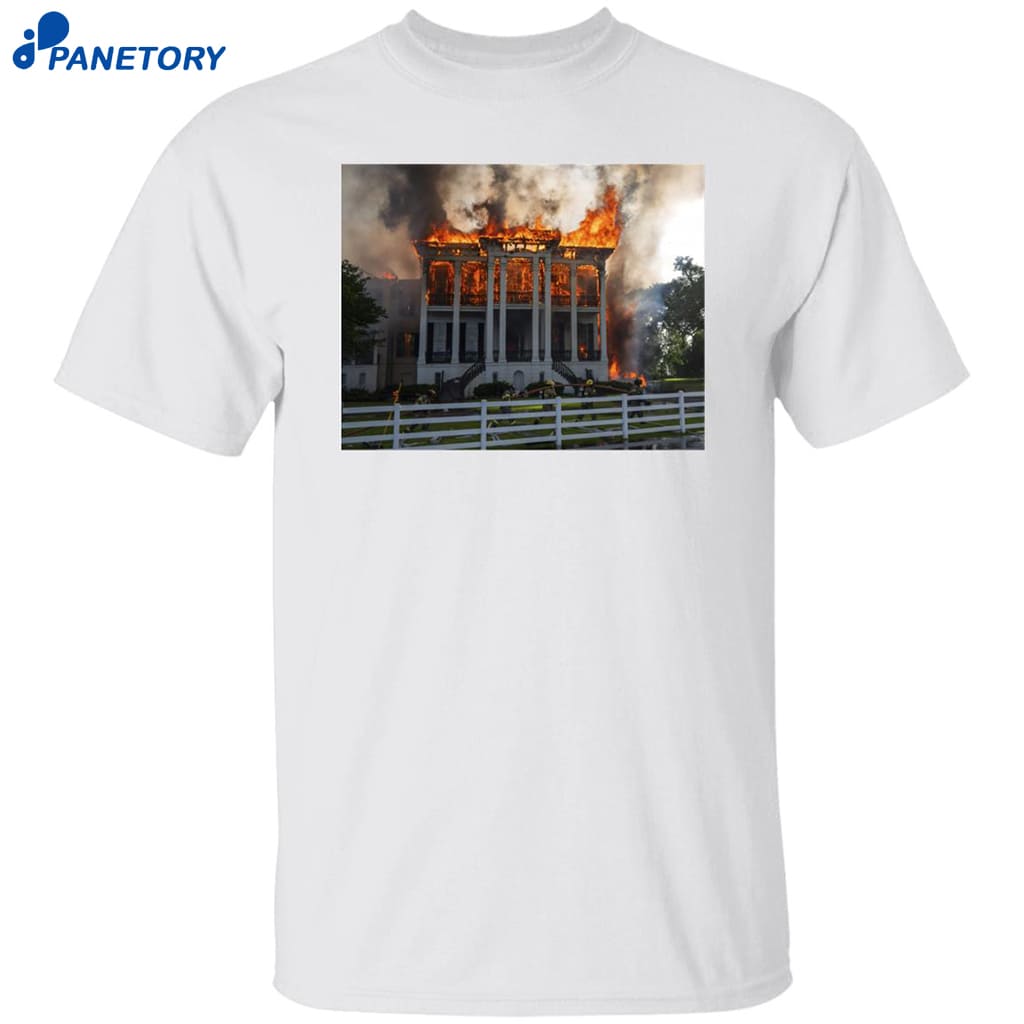 Nottoway Plantation Fire Shirt 8 Nottoway Plantation Fire Shirt