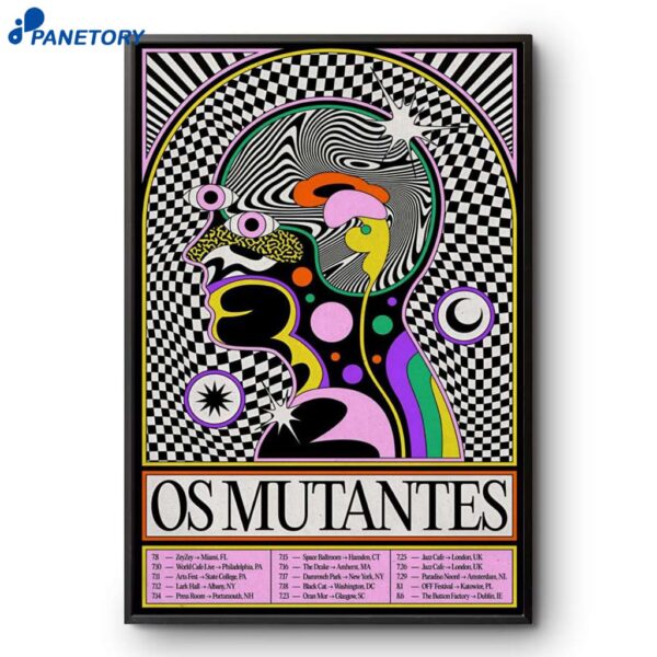 Os Mutantes World Tour 2025 Poster