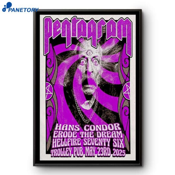 Pentagram Trolley Pub May 23 2025 Poster