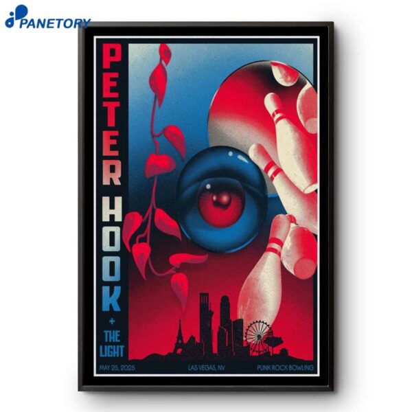 Peter Hook & The Ligh Punk Rock Bowling Las Vegas NV May 25 2025 Poster