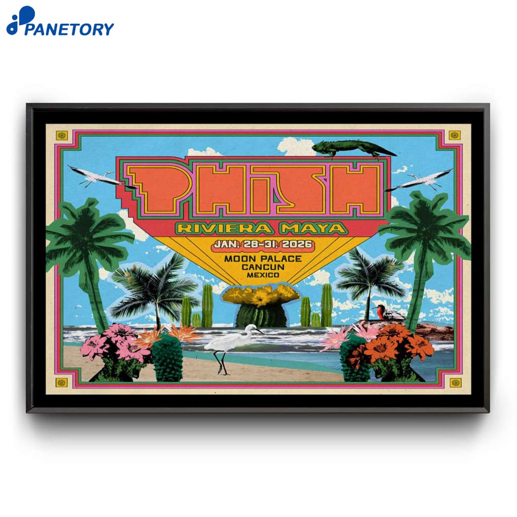 Phish Riviera Maya Moon Palace Cancun Mexico Jan 28-31 2026 Poster 2 Phish Riviera Maya Moon Palace Cancun Mexico Jan 28-31 2026 Poster