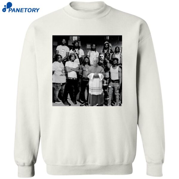 Pope Leo Xiv From Oblock Meme Art Shirt 2