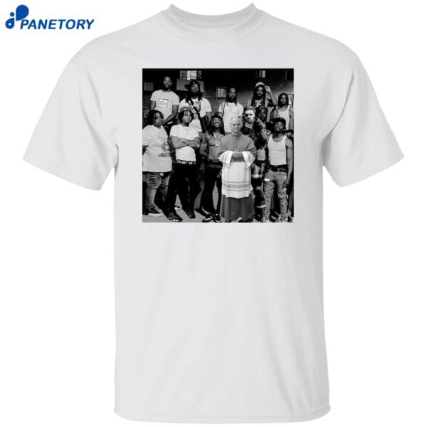 Pope Leo Xiv From Oblock Meme Art Shirt