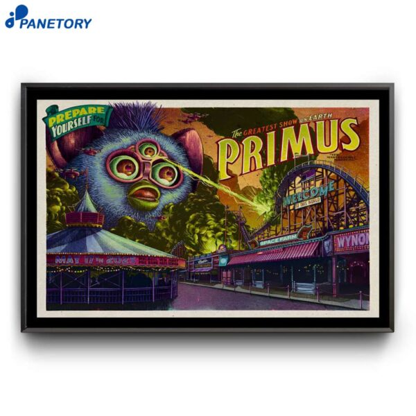 Primus Holmdel Nj Pnc Bank Arts Center May 17 2025 Poster