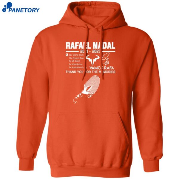 Rafael Nadal Merci Rafa 2025 Shirt 1
