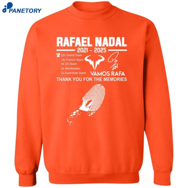Rafael Nadal Merci Rafa 2025 Shirt 3