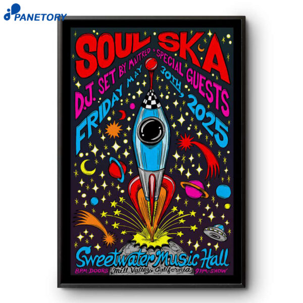 Soul Ska Sweetwater Music Hall Mill Valley Ca May 30 2025 Poster