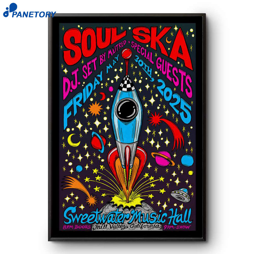 Soul Ska Sweetwater Music Hall Mill Valley Ca May 30 2025 Poster 2 Soul Ska Sweetwater Music Hall Mill Valley Ca May 30 2025 Poster