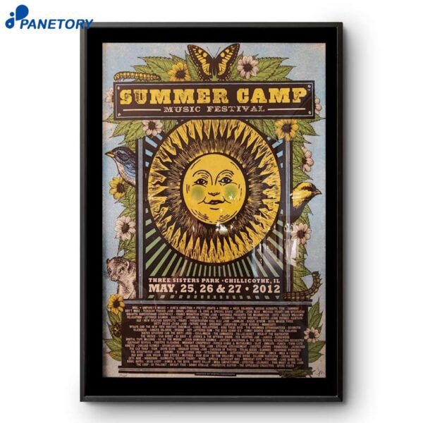 Summer Camp Music Festival Chillicothe IL May 2025 Poster