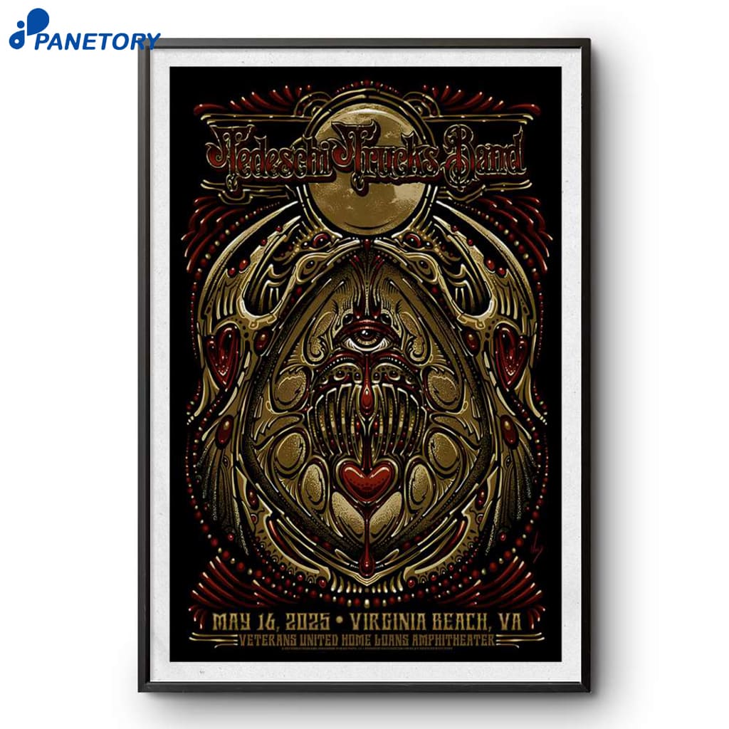 Tedeschi Trucks Band Virginia Beach VA May 16 2025 Poster 2 Tedeschi Trucks Band Virginia Beach Va May 16 2025 Poster