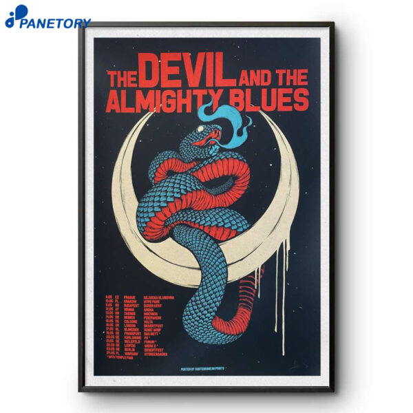 The Devil And The Almighty Blues De Jvicka Klubovna May 9 2025 Poster