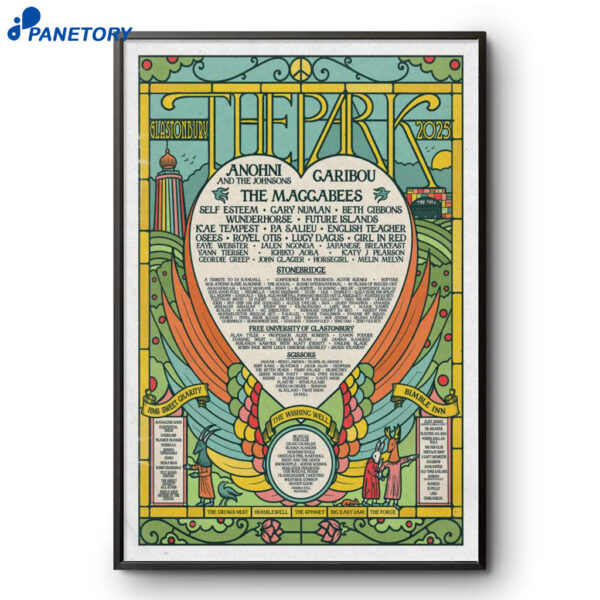 The Park Glastonbury Festival 2025 Poster