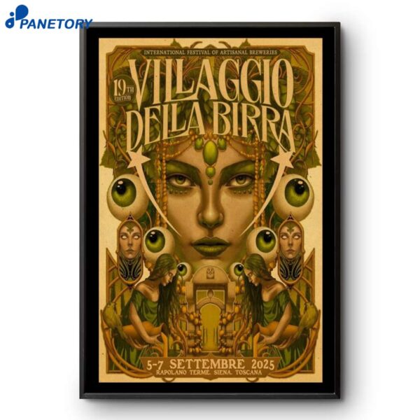 Villaggio Della Birra Rapolano Terme Siena Toscana Sept 5-7 2025 Poster