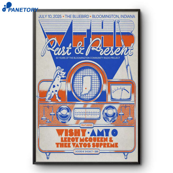 Wfhb Bluebird Nightclub Bloomington In Jul 10 2025 Poster