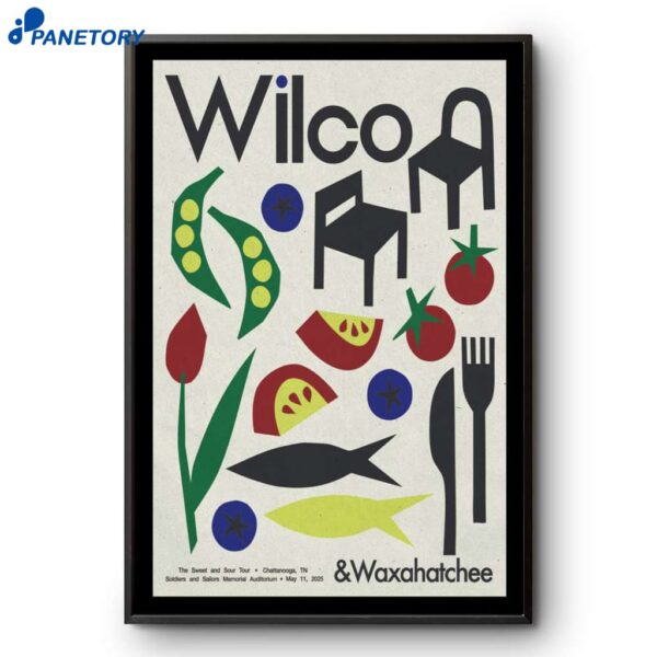 Wilco Show With Waxahatchee Soldiers TN May 11 2025 Poster
