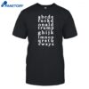 Abcde Fuckd Onald Trump Ghijk Lmnop Qrstu Vwxyz Shirt
