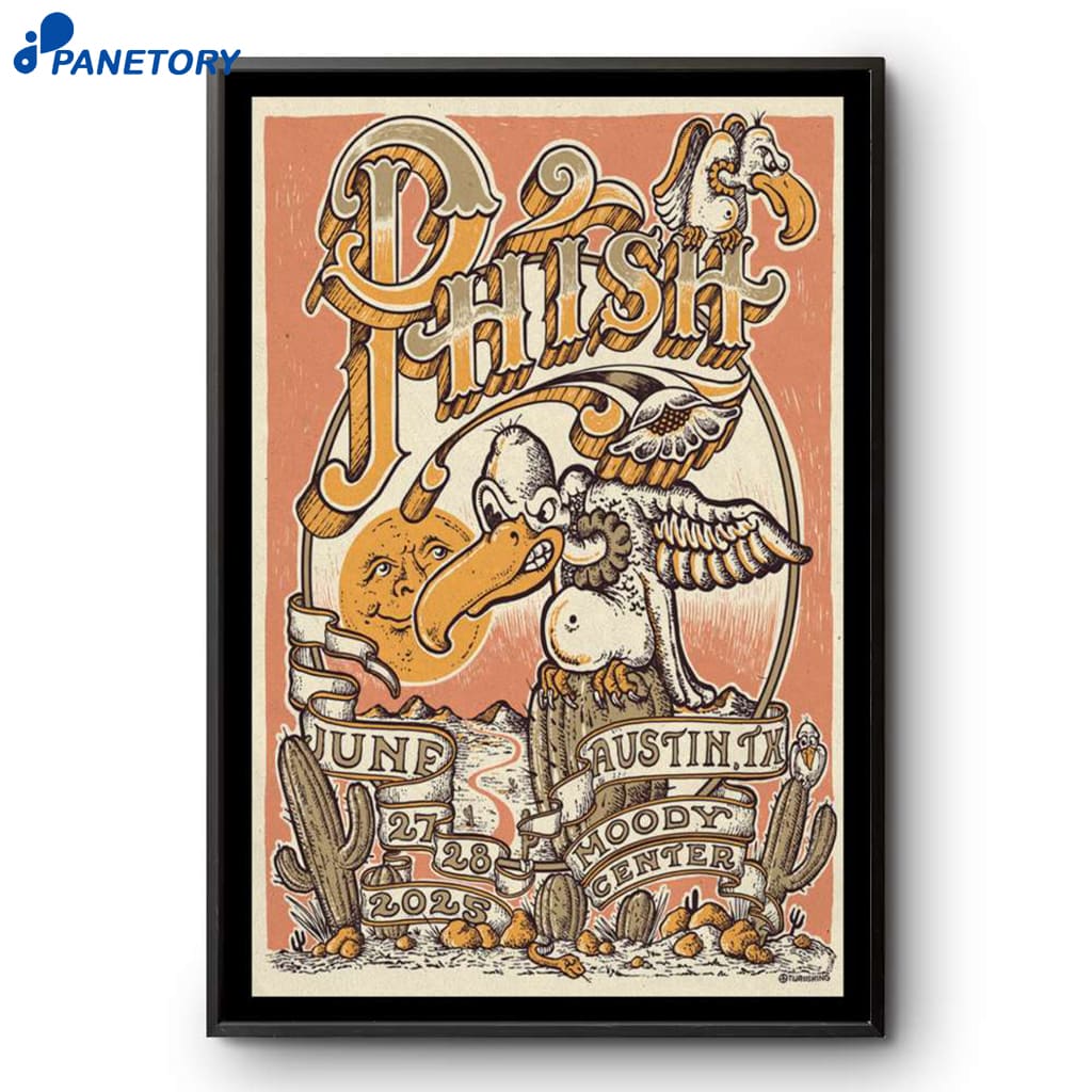 Austin TX Phish Jun 27 28 2025 Poster 2 Austin Tx Phish Jun 27 28 2025 Poster
