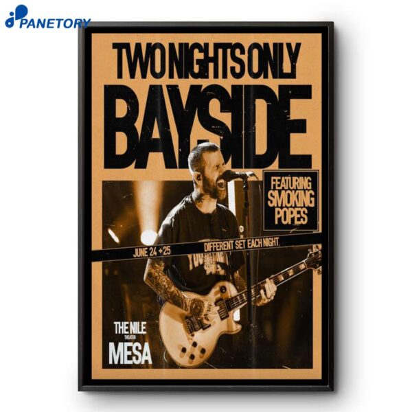 Bayside Mesa Arizona Tour June 2025 Poster