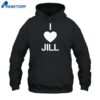 Ben Starr Wearing I Love Jill Shirt 2