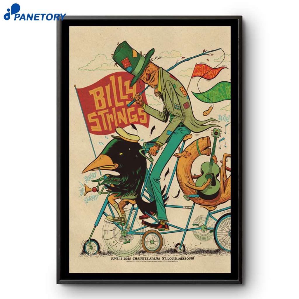 Billy Strings Chaifetz Arena St. Louis MO June 13 2025 Poster 2 Billy Strings Chaifetz Arena St. Louis Mo June 13 2025 Poster