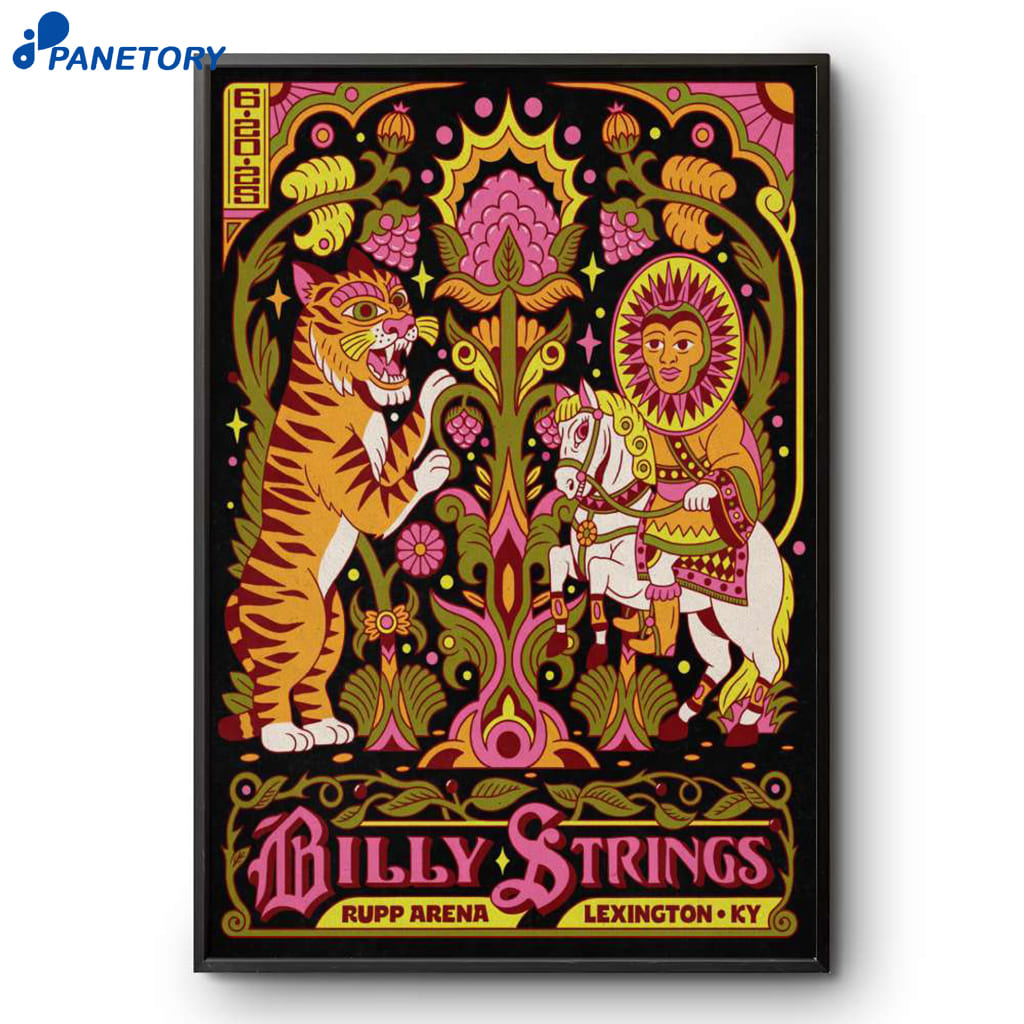 Billy Strings In Lexington Ky On Jun 20 2025 Poster 2 Billy Strings In Lexington Ky On Jun 20 2025 Poster