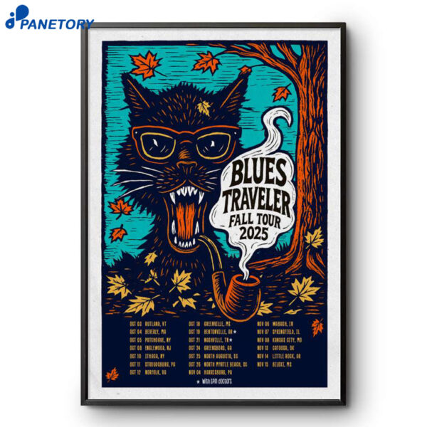 Blues Traveler Announces Fall 2025 Tour Poster