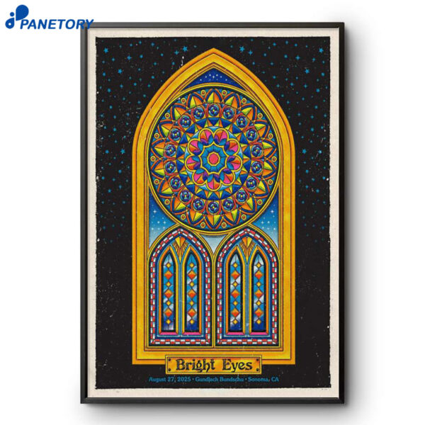 Bright Eyes Sonoma CA Aug 27 2025 Poster