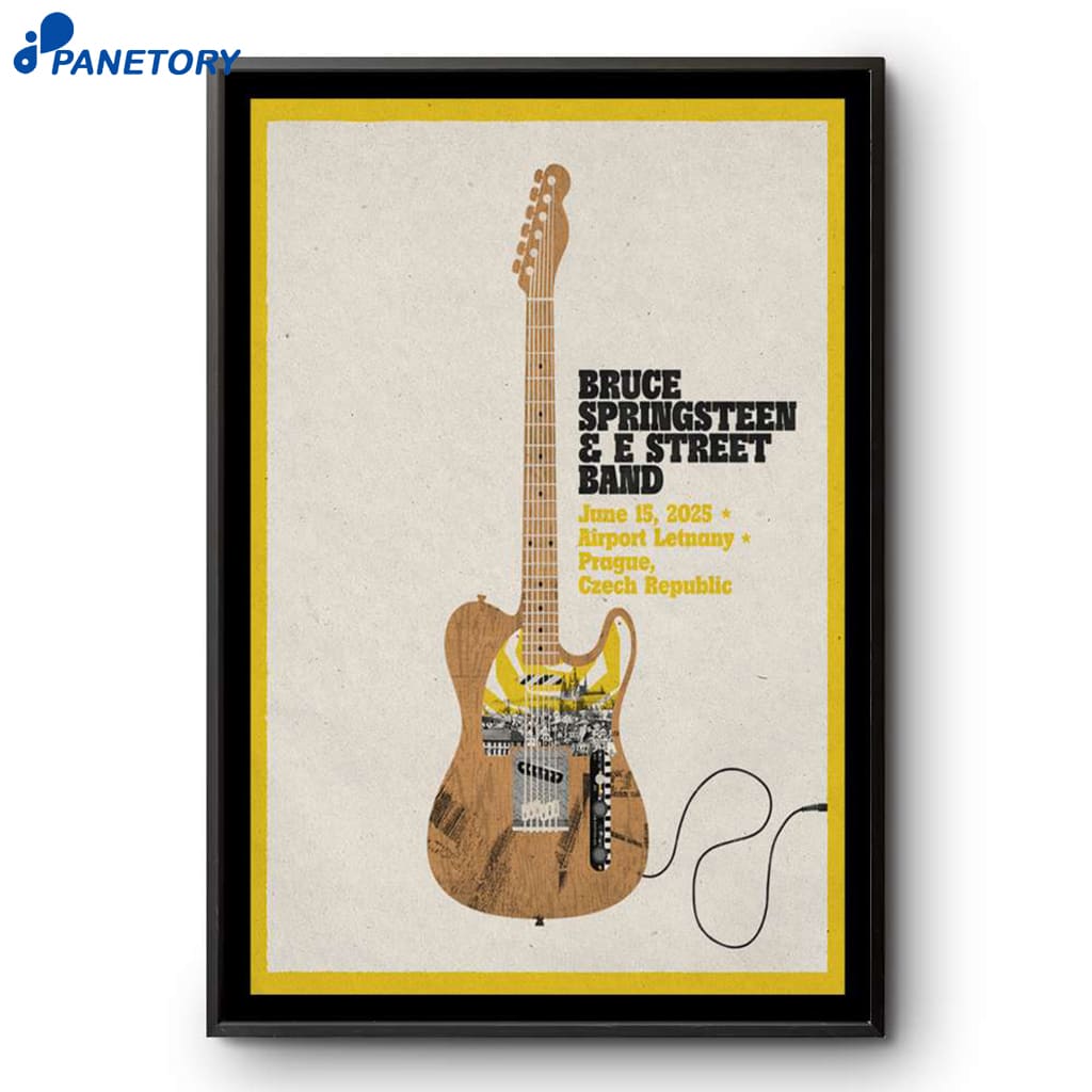 Bruce Springsteen And E Street Band Tour Prague Czech Republic Jun 15 2025 Poster 2 Bruce Springsteen And E Street Band Tour Prague Czech Republic Jun 15 2025 Poster