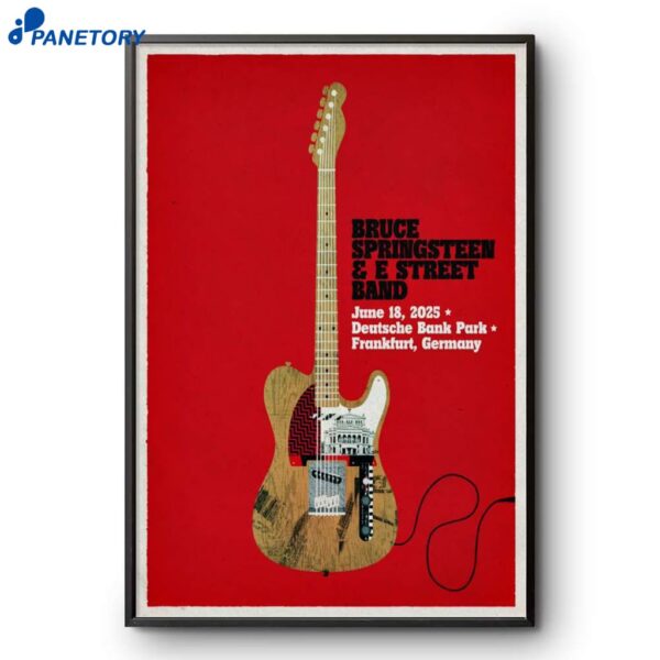 Bruce Springsteen And E Street In Frankfurt Germany Band Jun 18 2025 Poster