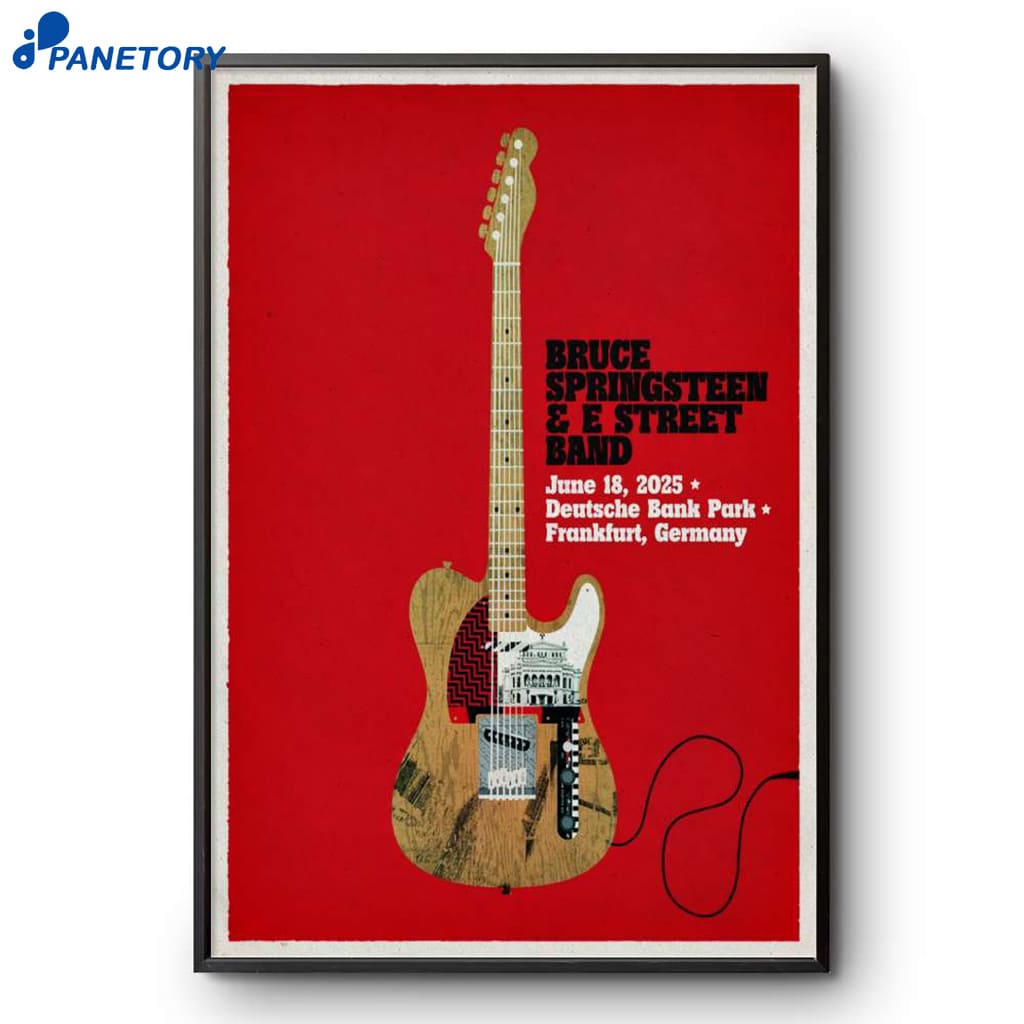 Bruce Springsteen And E Street In Frankfurt Germany Band Jun 18 2025 Poster 2 Bruce Springsteen And E Street In Frankfurt Germany Band Jun 18 2025 Poster